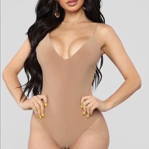 Fashion nova mocha bodysuit